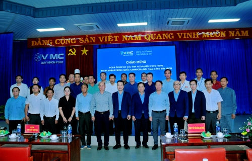 Cảng Quy Nhơn đón tiếp Đoàn công tác các tỉnh Đông Bắc Campuchia: Thúc đẩy kết nối hợp tác khu vực