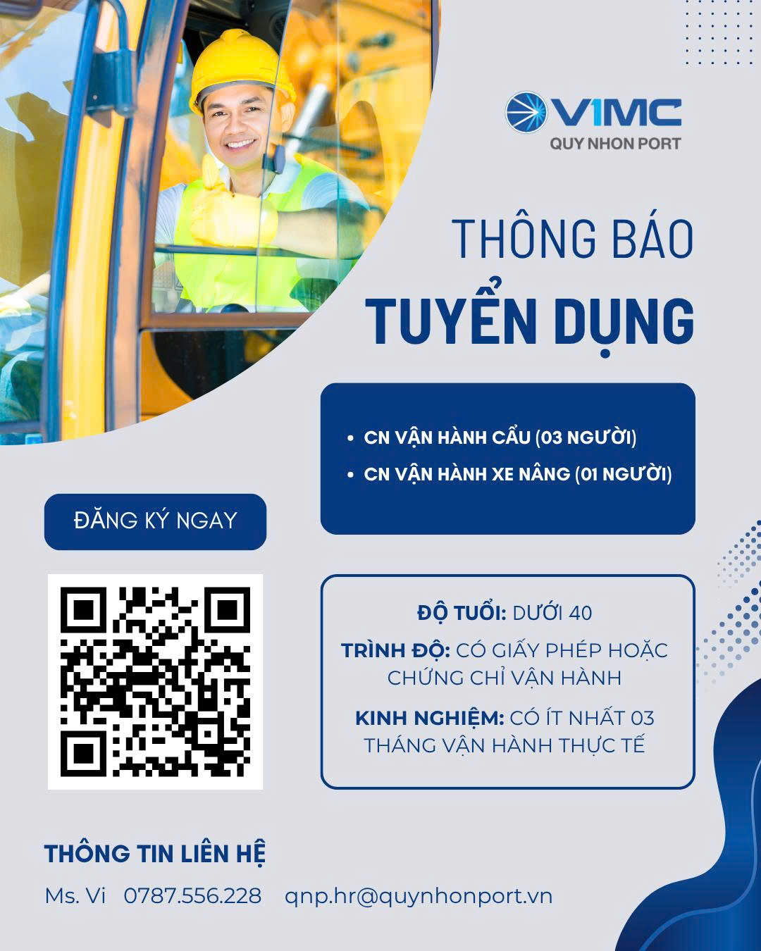 THÔNG BÁO TUYỂN DỤNG LAO ĐỘNG THÁNG 8/2026