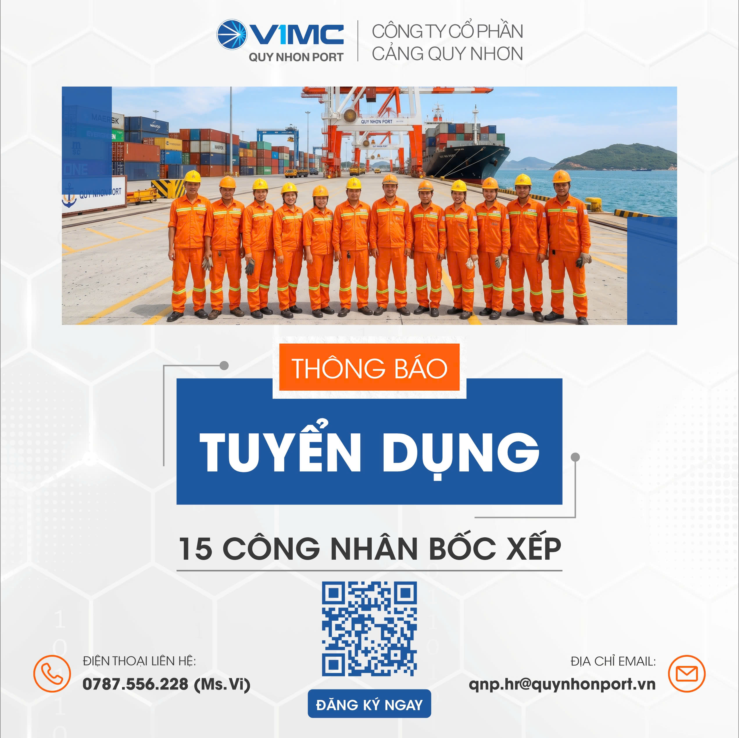 THÔNG BÁO TIẾP TỤC TUYỂN DỤNG CÔNG NHÂN BỐC XẾP THỦ CÔNG THÁNG 8/2026