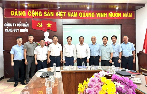 CẢNG QUY NHƠN THÚC ĐẨY HỢP TÁC LOGISTICS VỚI CẢNG HẢI PHÒNG VÀ CẢNG CAM RANH