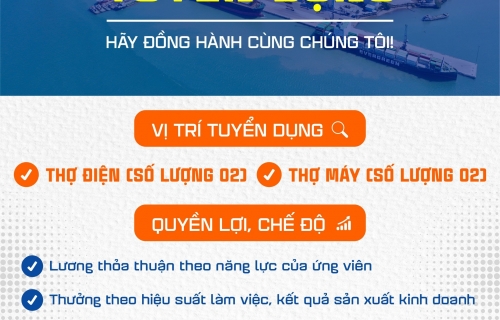 Thông báo tuyển dụng lao động tháng 7/2024