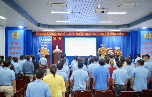 ĐẠI HỘI ĐẠI BIỂU CÔNG ĐOÀN CÔNG TY CỔ PHẦN CẢNG QUY NHƠN LẦN XVII, NHIỆM KỲ 2025-2030 DIỄN RA THÀNH CÔNG TỐT ĐẸP