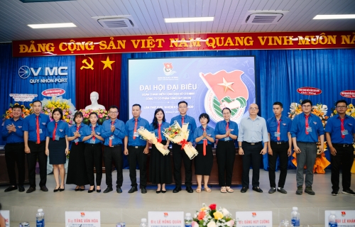 ĐẠI HỘI ĐẠI BIỂU ĐOÀN TNCS HỒ CHÍ MINH CÔNG TY CỔ PHẦN CẢNG QUY NHƠN LẦN THỨ XVIII, NHIỆM KỲ 2025 – 2030 THÀNH CÔNG TỐT ĐẸP