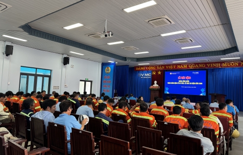 PHÁT ĐỘNG THÁNG CÔNG NHÂN VÀ THÁNG HÀNH ĐỘNG VỀ ATVSLĐ NĂM 2026 TẠI CẢNG QUY NHƠN