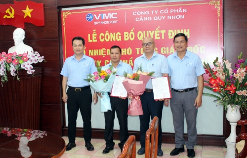 CÔNG TY CỔ PHẦN CẢNG QUY NHƠN BỔ NHIỆM PHÓ TỔNG GIÁM ĐỐC