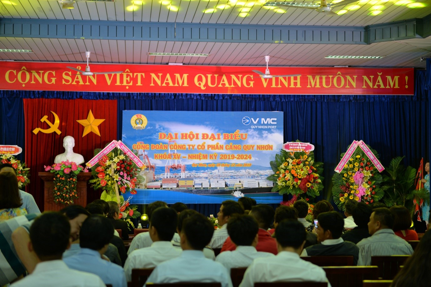 Công đoàn Công ty cổ phần Cảng Quy Nhơn tổ chức Đại hội Công đoàn khoá XV, nhiệm kỳ 2019 – 2024