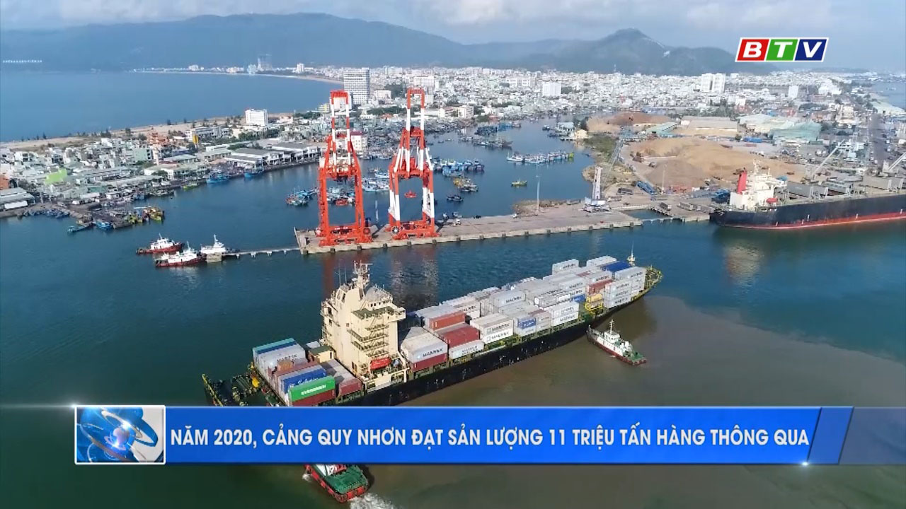 Cảng Quy Nhơn đạt sản lượng 11 triệu tấn thông qua